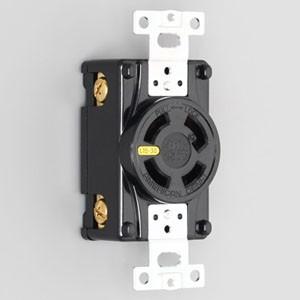 アメリカン電機 埋込コンセント 引掛形 接地形3P 30A 250V 圧着端子式・引締式 NEMA(...