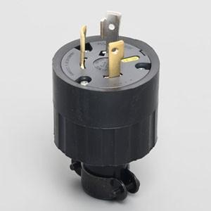 アメリカン電機 さし込みプラグ 引掛形 接地形2P 30A 250V 圧着端子式・引締式 ゴムカバー...