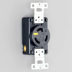 アメリカン電機 埋込コンセント 引掛形 接地形2P 20A 125V 圧着端子式・引締式 NEMA(...