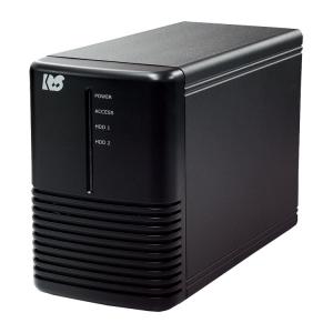 ラトックシステム USB3.0 RAIDケース (HDD2台用・ブラック) RS-EC32-U3RZ｜dendenichiba