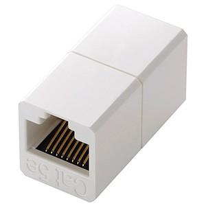 ELECOM LANケーブル延長コネクタ CAT5E用 LD-RJ45JJ5Y2｜dendenichiba