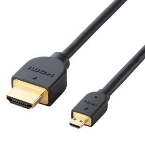 ELECOM ハイスピードHDMI-Microケーブル タイプA-タイプD 長さ1m DH-HD14...