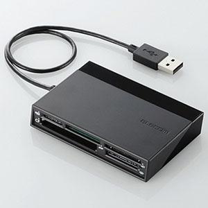 ELECOM USBハブ3ポート付USB2.0メモリリーダライタ 5スロット 53メディア対応 MR...