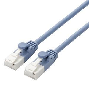 ELECOM LANケーブル ソフトタイプ CAT6A準拠 ヨリ線 ツメ折れ防止タイプ 長さ2m L...