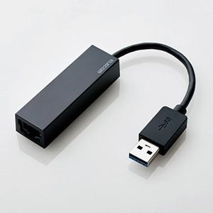 ELECOM 有線LANアダプター ギガビット対応 USB3.1 Type-C ケーブル長7cm ブ...
