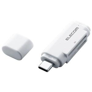 ELECOM USB Type-Cメモリリーダライタ 2スロット 34メディア対応 ホワイト MR3...