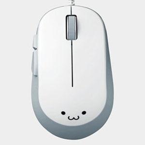 ELECOM 有線マウス EPRIM BlueLED方式 Mサイズ 5ボタン ホワイト M-Y9UB...