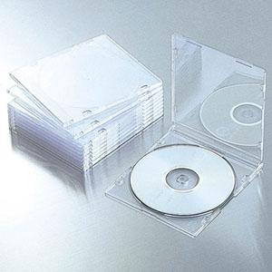 ELECOM Blu-ray・DVD・CDケース スリムタイプ 1枚収納 10枚セット クリア CC...