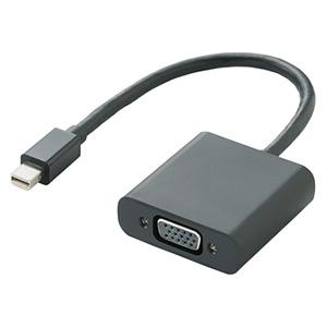 ELECOM MiniDisplayPort-VGA変換アダプタ miniDisplayPortオス...
