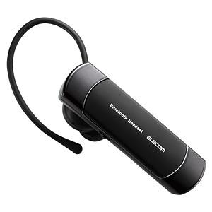 ELECOM ヘッドセット Bluetooth(R)4.0対応 microUSBポート搭載 ブラック...