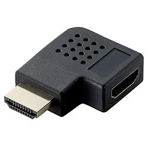 ELECOM L字型アダプタ HDMI端子用 左向き タイプAメス-タイプAオス AD-HDAAB0...