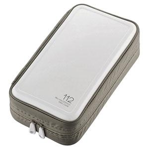ELECOM Blu-ray・DVD・CD対応ファスナーケース 112枚収納 ホワイト CCD-HB...