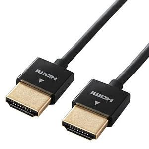 ELECOM ハイスピードHDMIケーブル スーパースリムタイプ 長さ2m DH-HD14SS20B...
