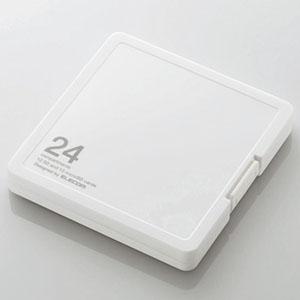 ELECOM SD・microSDカードケース プラスチックタイプ SDカード12枚+microSD...