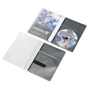 ELECOM CD・DVD用ソフトケース スリムタイプ トールサイズ 1枚収納 10枚入 CCD-DPD10BK｜dendenichiba