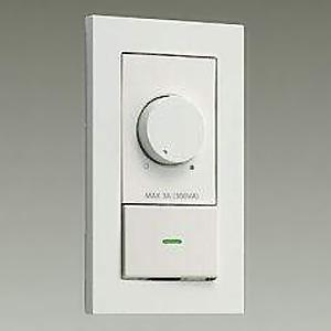 DAIKO LED専用調光器 逆位相タイプ 300VA用 3路オフライトスイッチ付 1個用スイッチボ...