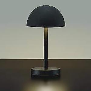 DAIKO LEDポータブルスタンドライト 調光スイッチ付 LED1.5W キャンドル色 黒 DST...