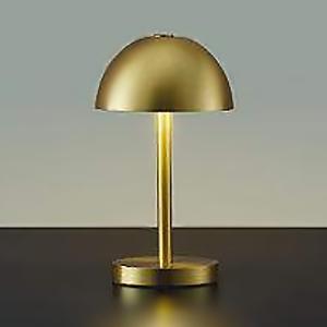 DAIKO LEDポータブルスタンドライト 調光スイッチ付 LED1.5W キャンドル色 真鍮色メッ...