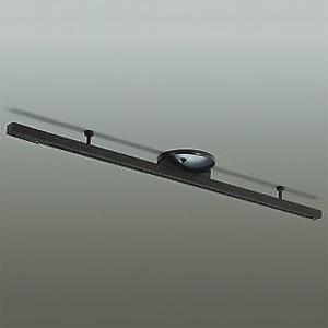 【新品未使用】DAIKO ダクトレール　DP－42033B ブラック　2個 DAIKO ダクトレール 簡易取付式 スライドタイプ 回転30° スライド両側