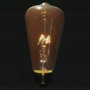 アサヒ アンティークランプ S60 110V60W 全光束540lm E26口金 クリヤー アンティ...