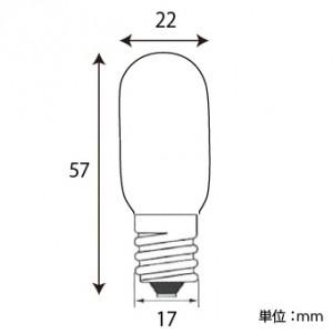 アサヒ ミシン球 T22 110V15W 全光...の詳細画像2