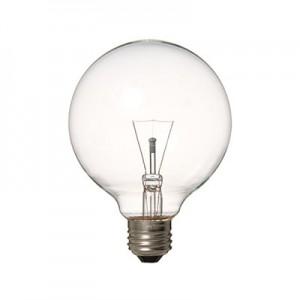 ヤザワ ボール電球 長寿命タイプ G95 100W形 E26口金 クリア GC100110V90W9...