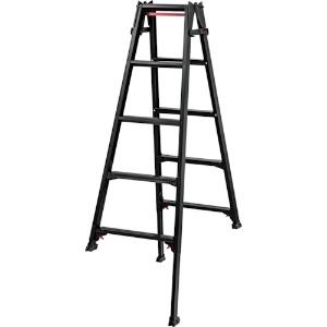 ハセガワ ハシゴ兼用伸縮脚立(ブラックレーベル)RYZB-09(10136) RYZB-09