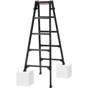 ハセガワ ハシゴ兼用伸縮脚立(ブラックレーベル)RYZB-15(10138) RYZB-15