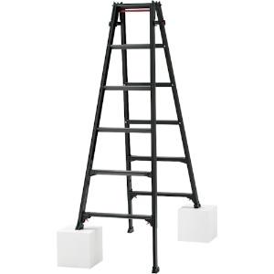 ハセガワ ハシゴ兼用伸縮脚立(ブラックレーベル)RYZB-18(10139) RYZB-18