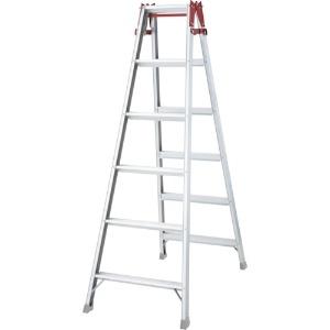 ハセガワ アルミはしご兼用脚立 ステップ幅広タイプ RS型 5段(10189) RS-15B