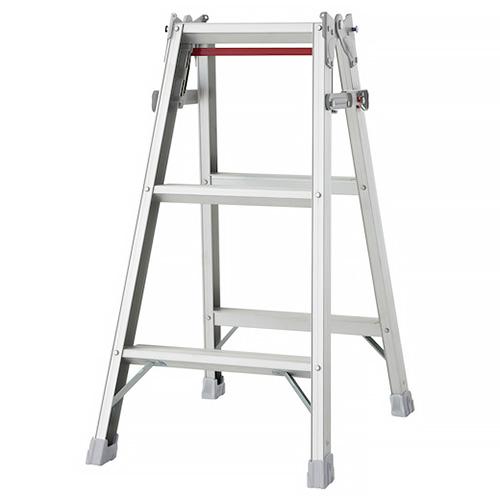 ハセガワ アルミはしご兼用脚立 標準タイプ ワンタッチバー RD型 3段(10261) RD-09B