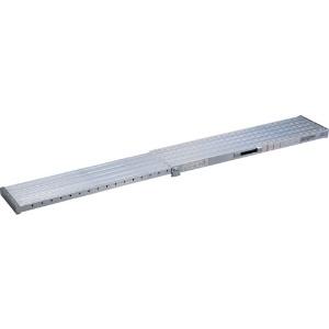 長谷川工業 伸縮式足場板 SSF1.0-400 スノコ式 両面使用タイプ 
