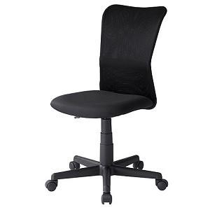 サンワサプライ メッシュチェア 座面耐荷重量80kg 簡易ランバーサポート付 ブラック SNC-NE...