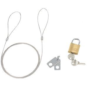サンワサプライ パソコンセキュリティキット マイクロロックタイプ 軽量タイプ ワイヤー直径1.0mm...