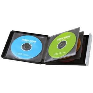 サンワサプライ ブルーレイディスク対応ポータブルハードケース 8枚収納 バックル式構造 ブラック F...