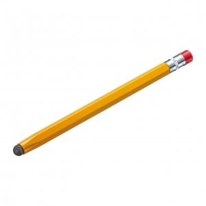 サンワサプライ 導電繊維タッチペン(オレンジ・鉛筆型) PDA-PEN51D｜dendenichiba