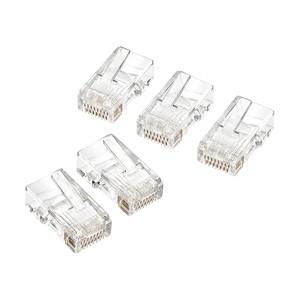 サンワサプライ RJ-45コネクタ より線用 100個入 ADT-RJ45-100