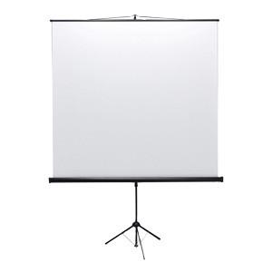 サンワサプライ プロジェクタースクリーン 三脚式 80型相当 アスペクト比1:1 PRS-S80