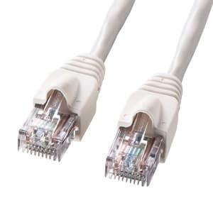 サンワサプライ エンハンスドカテゴリ5LANケーブル UTPタイプ ハイグレード単線ケーブル ツメ折れ防止カバー付 90m ホワイト KB-10T5-90N
