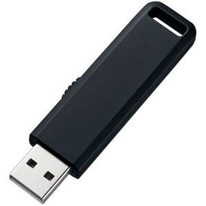 UFD-SL8GBKN サンワサプライ 8GB ブラック USB2.0メモリ