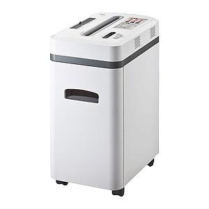 サンワサプライ ペーパー&CDシュレッダー 電動タイプ 用紙マイクロ