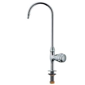 カクダイ 立形グーズネック水栓 先止め浄水器用 呼び径13 一般地 寒冷地共用 取付穴径22〜27mm 吐水口高さ266.5mm 700-903-13