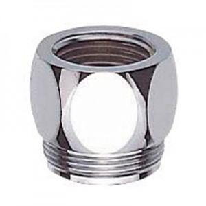 三栄水栓製作所 パイプアダプター G1/2ネジに16mmパイプ取付時に