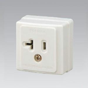 TOSHIBA（東芝） 20A125V兼用露出コンセント 送りなし DC1171(W