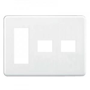 TOSHIBA（東芝） スイッチ/コンセント用プレート 9(3+3+3)個用 ニュー