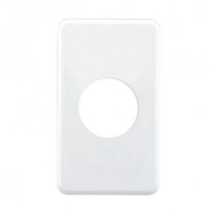 東芝 コンセント用プレート φ41丸形コンセント用 ニューホワイト WIDE i/E’s WDG7391(WW)