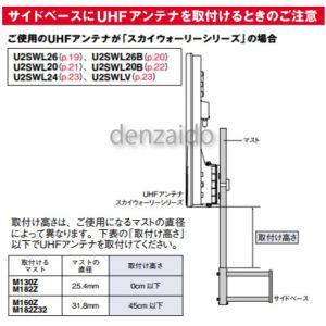 マスプロ サイドベース 適合マスト径:22〜2...の詳細画像1