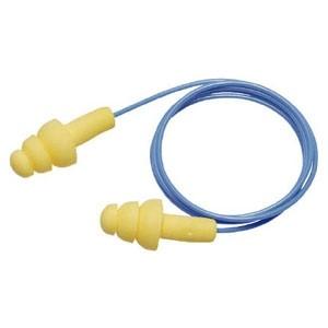 3M 耳栓 E-A-Rウルトラフィット 3段フランジ形状 サイズフリー NRR値25dB ひも付(6...