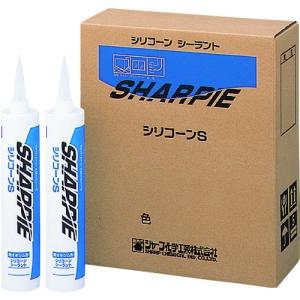 シャープ化学 シーリング剤 シャーピー シリコーンS ホワイト 330ml 20本入り SHARPIE-S-C-W_set｜dendenichiba