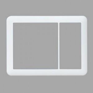Panasonic（パナソニック） スイッチプレート ラウンド 3連(2連接穴+1